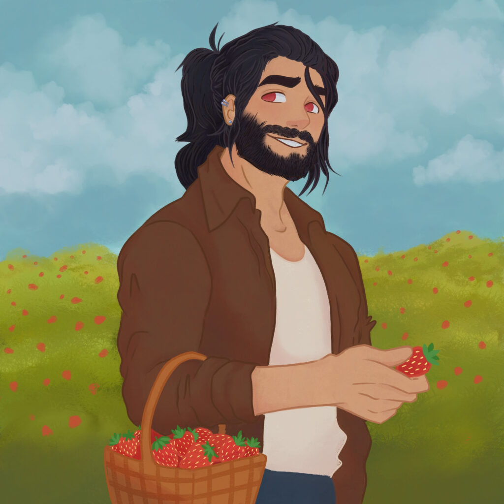 Strawberry picking