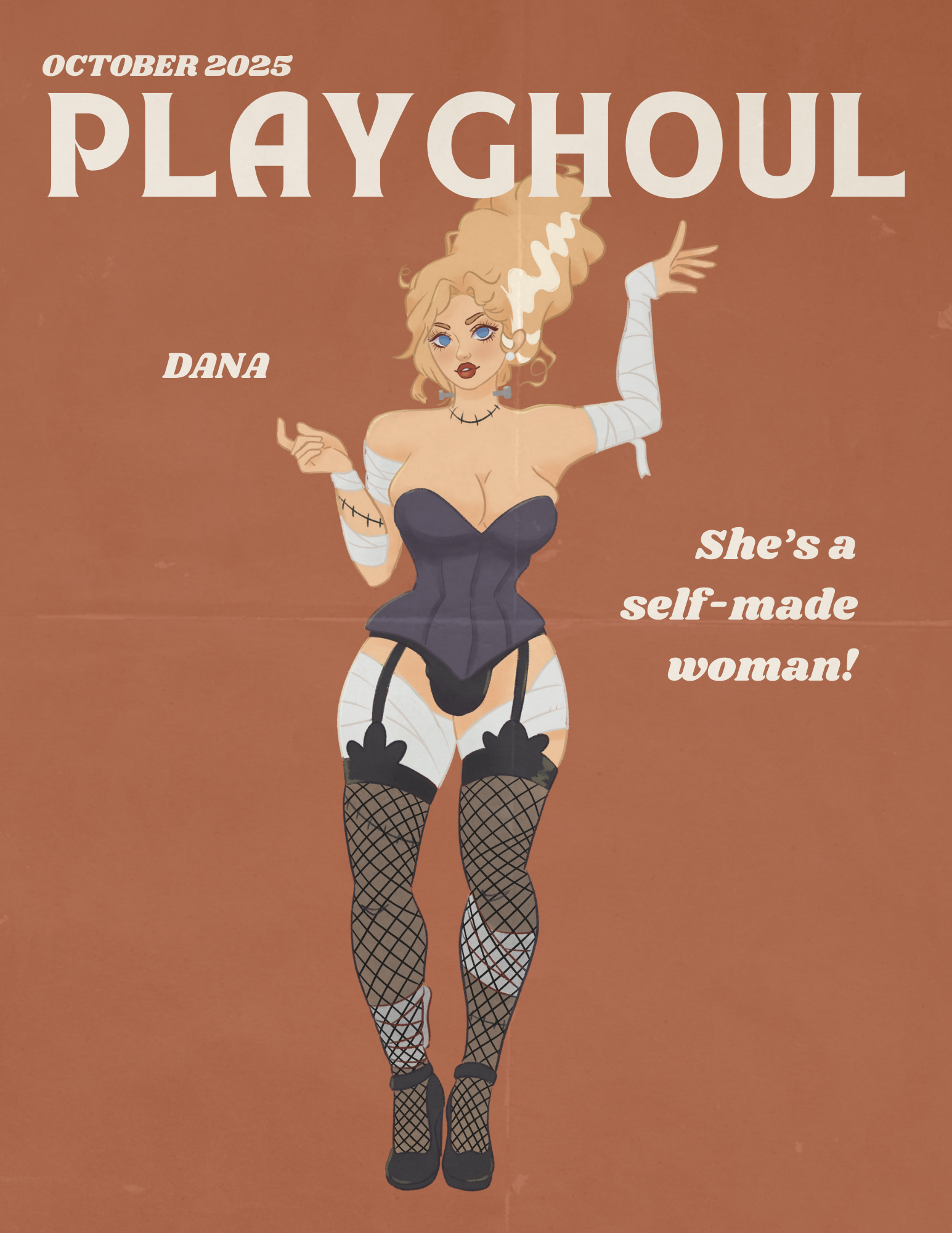 “Playghoul” Mock Magazine Cover