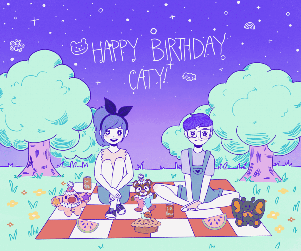 Omori-inspired Birthday Card