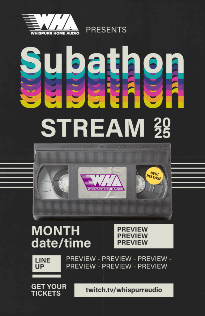 Fall 2025 Subathon Promo Poster
